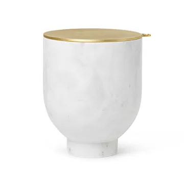 Alza ijsemmer - Wit marmer - Ferm Living