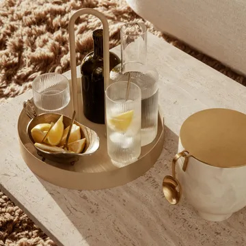 Alza ijsemmer - Wit marmer - Ferm Living