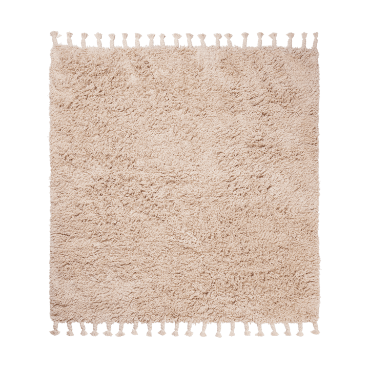 Amass long pile vloerkleed 140x140 cm - Off-white - Ferm Living