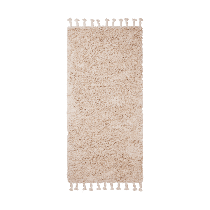 Amass long pile vloerkleed 70x140 cm - Off-white - Ferm Living