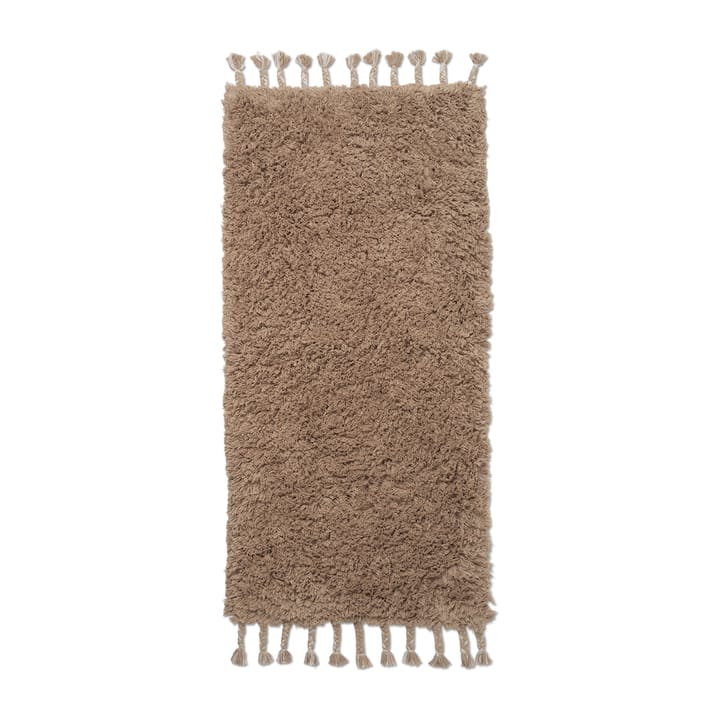 Amass long pile vloerkleed 70x140 cm - White Pepper - Ferm Living
