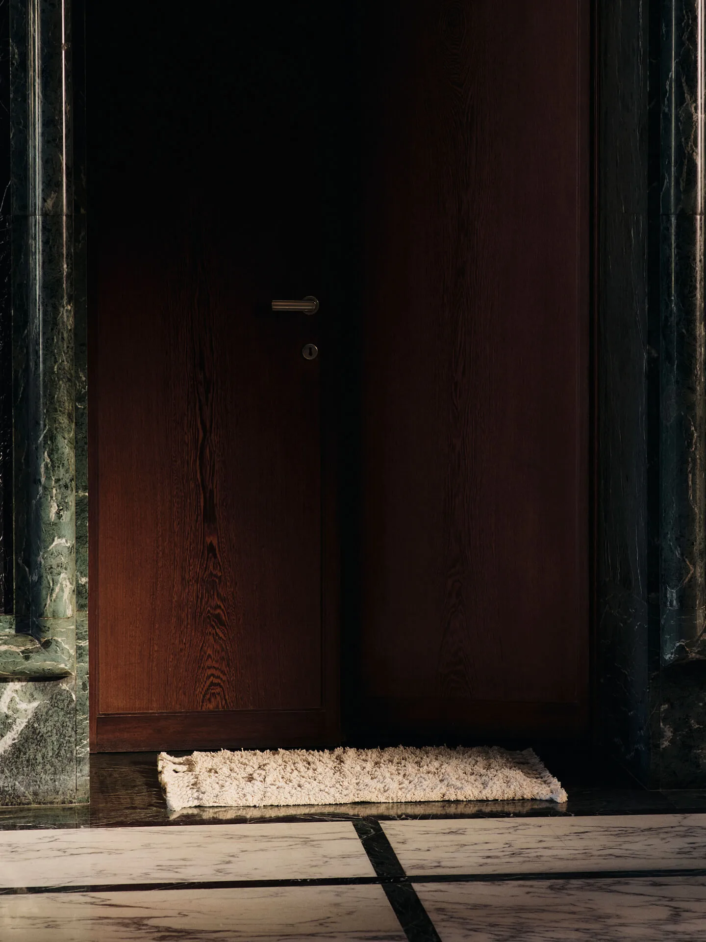 Amass long pile vloerkleed 70x50 cm, Off-white Ferm Living