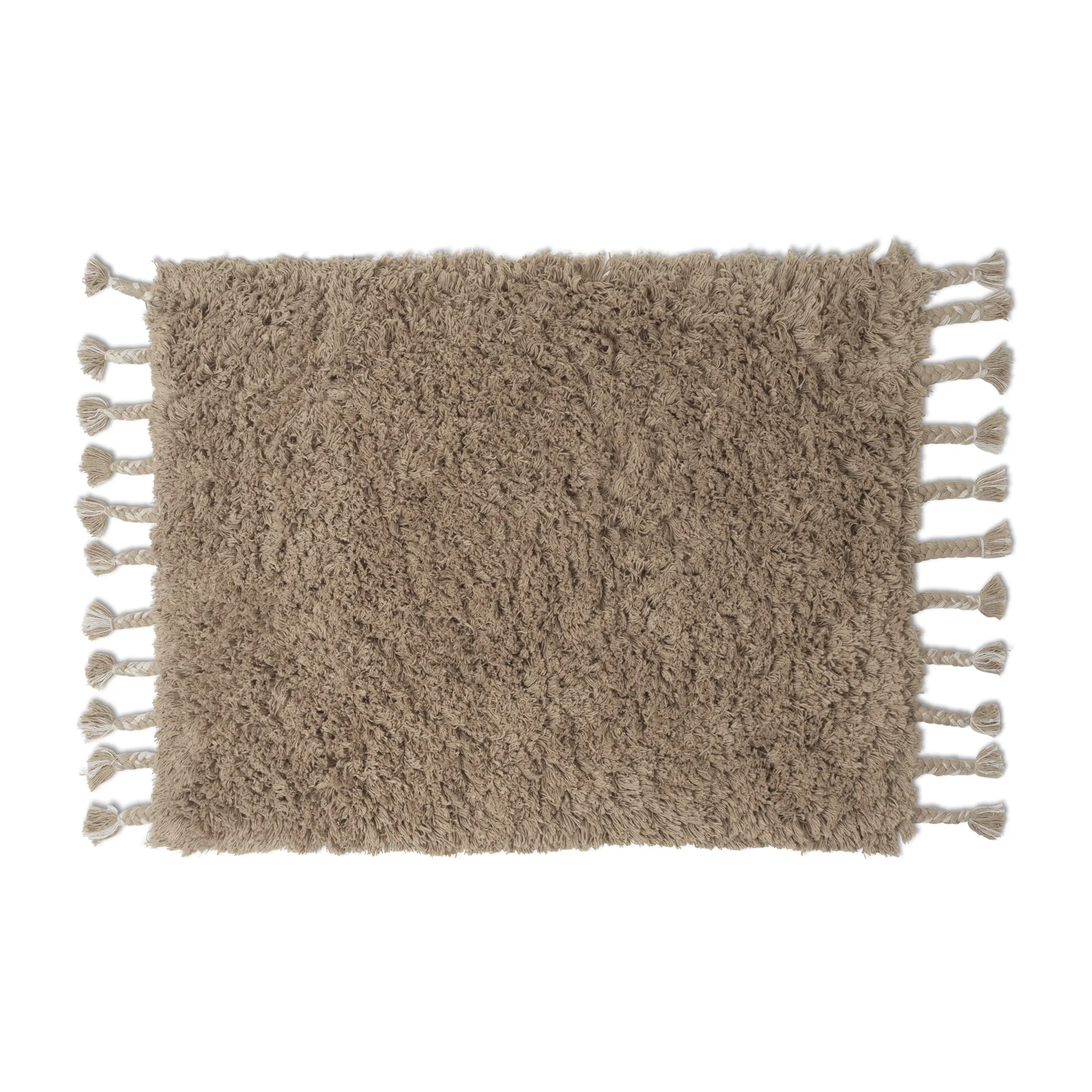 Amass long pile vloerkleed 70x50 cm, White Pepper Ferm Living