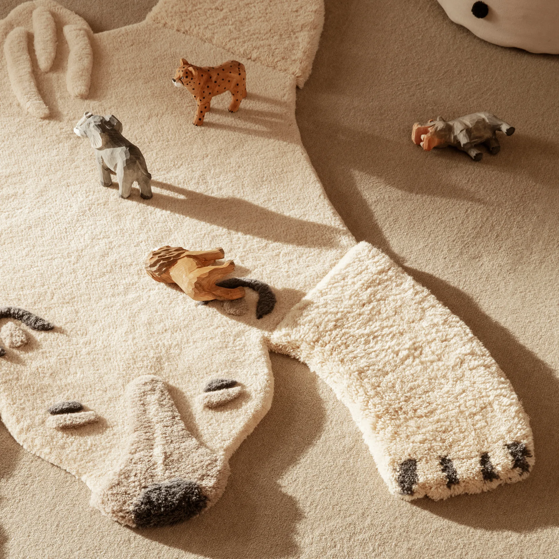Animal houten decoratie, Cheetah Ferm Living