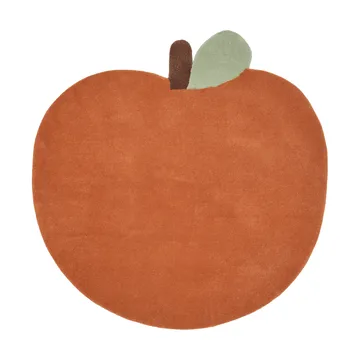 Apple getuft vloerkleed - Brown Clay, 110x110 cm - Ferm Living