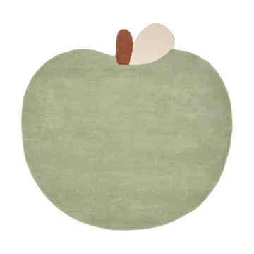 Apple getuft vloerkleed - Tea Green, 110x110 cm - Ferm Living