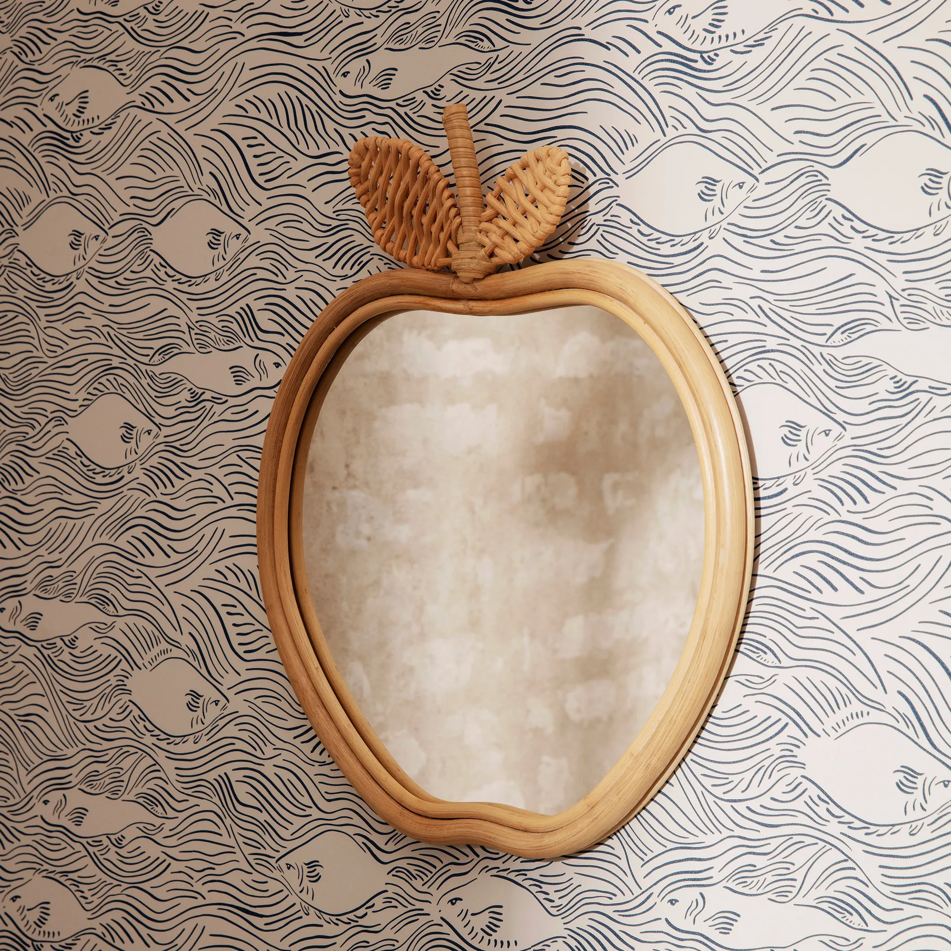 Apple spiegel 37x42 cm, Natural Ferm Living