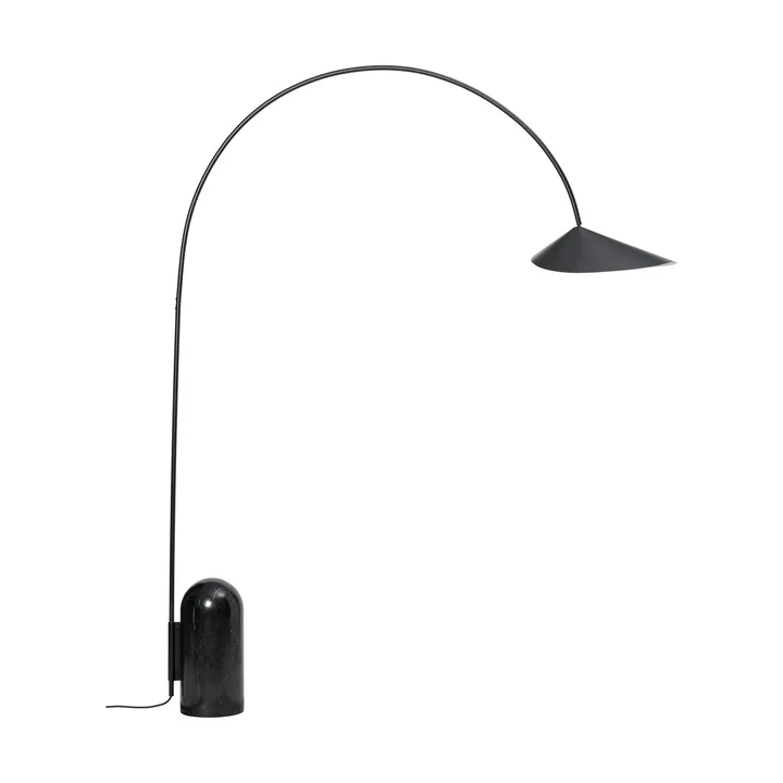 Arum arched vloerlamp - Black - Ferm Living