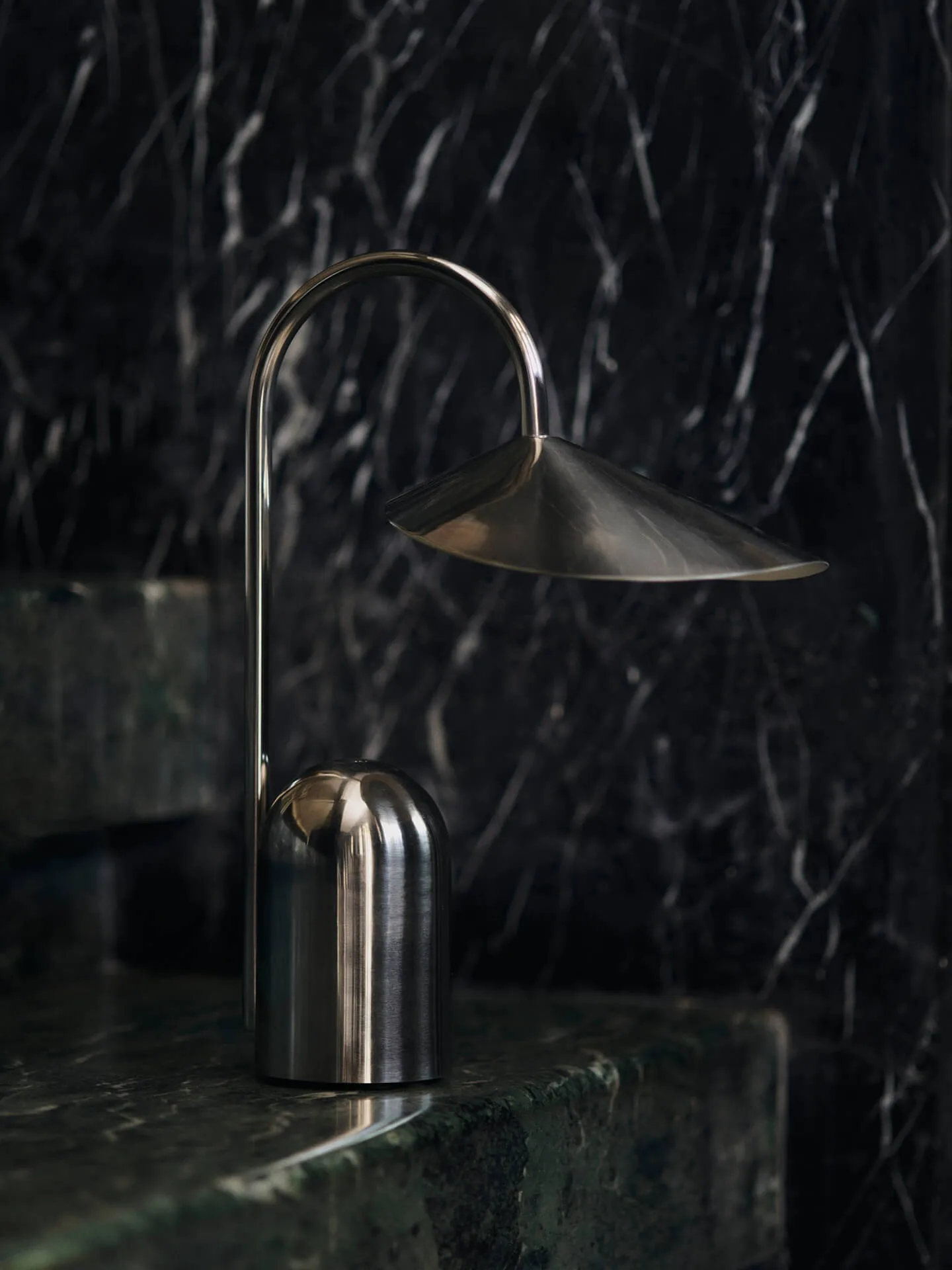 Arum draagbare lamp, Stainless steel Ferm Living