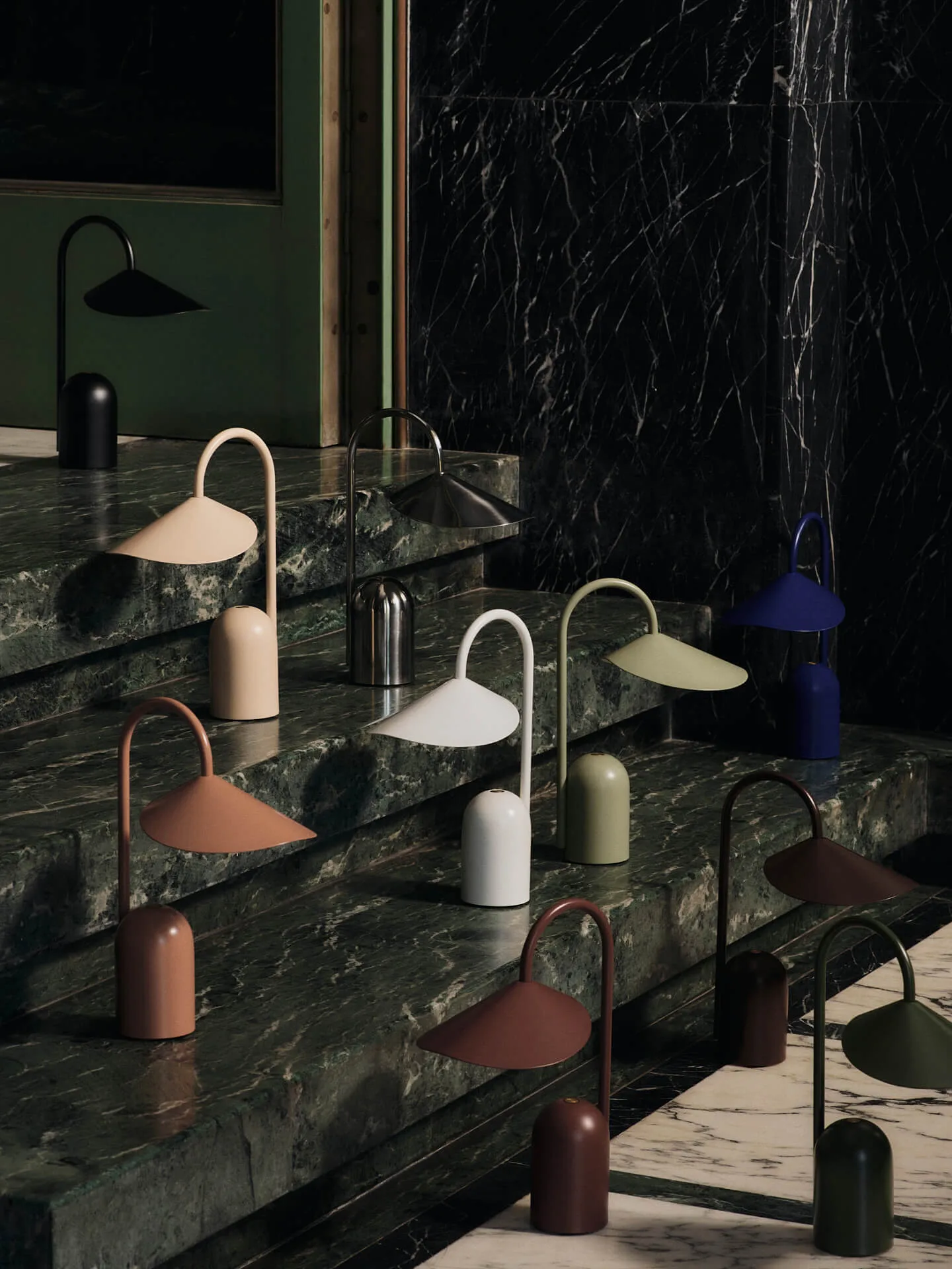 Arum draagbare lamp, Stainless steel Ferm Living