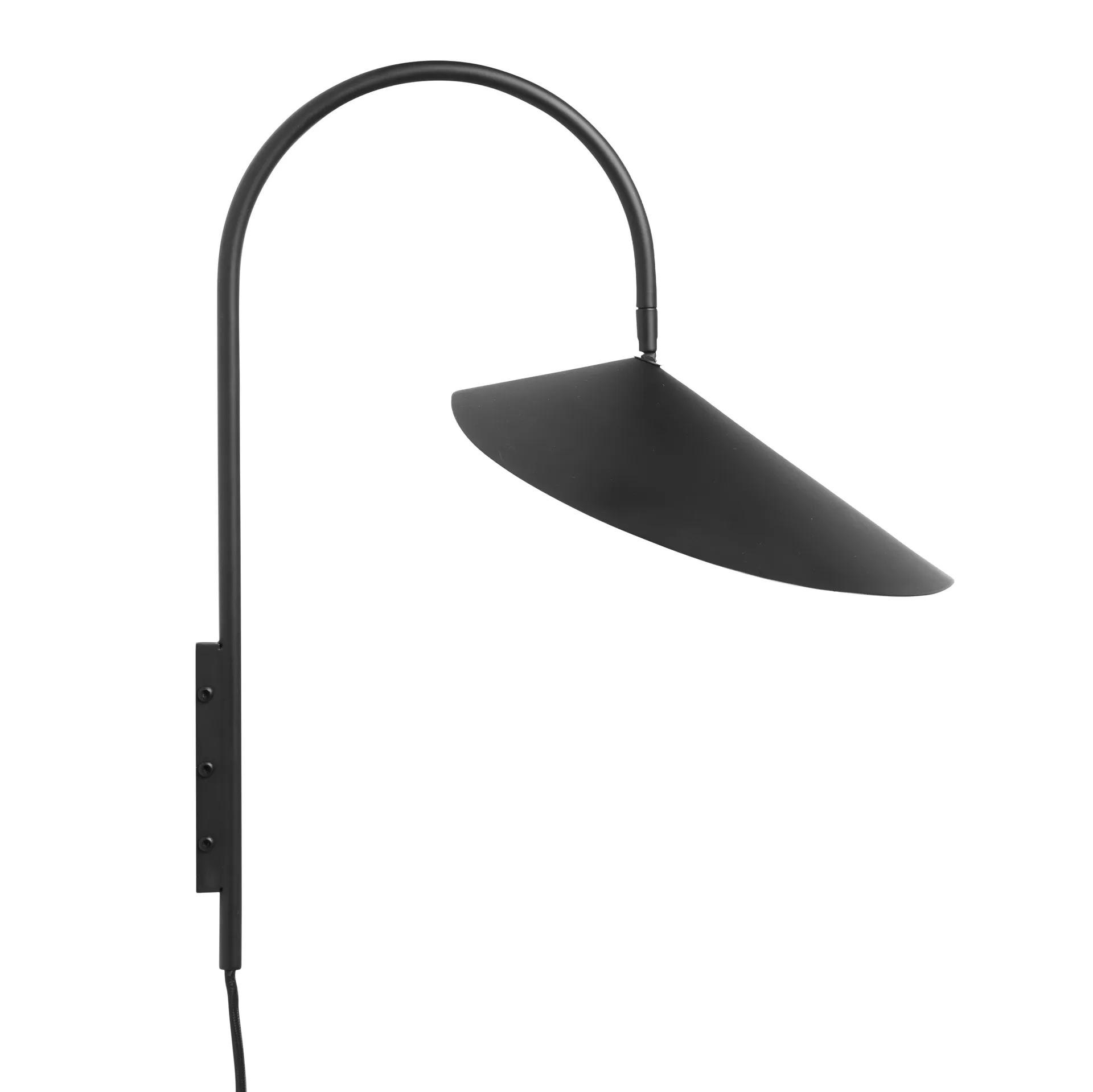 Arum muurlamp, Zwart Ferm Living