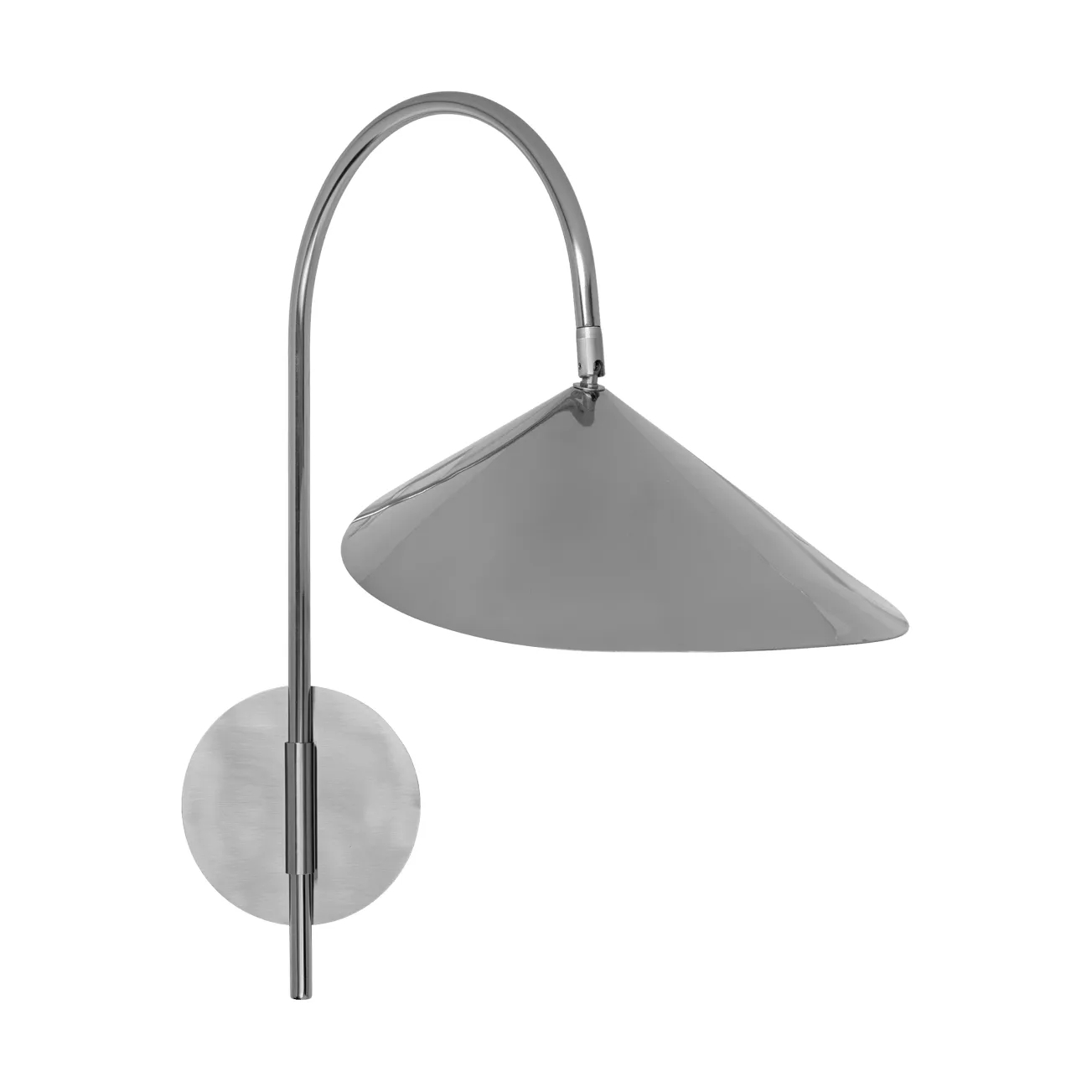 Arum swivel wandlamp vaste aansluiting, Stainless steel Ferm Living