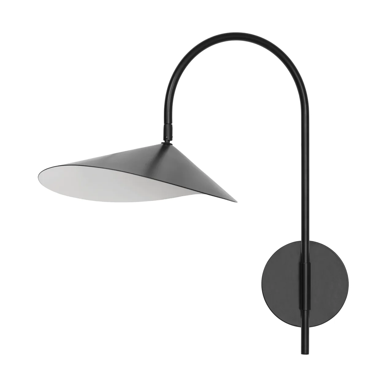 Arum Swivel wandlamp vaste installatie, Zwart Ferm Living