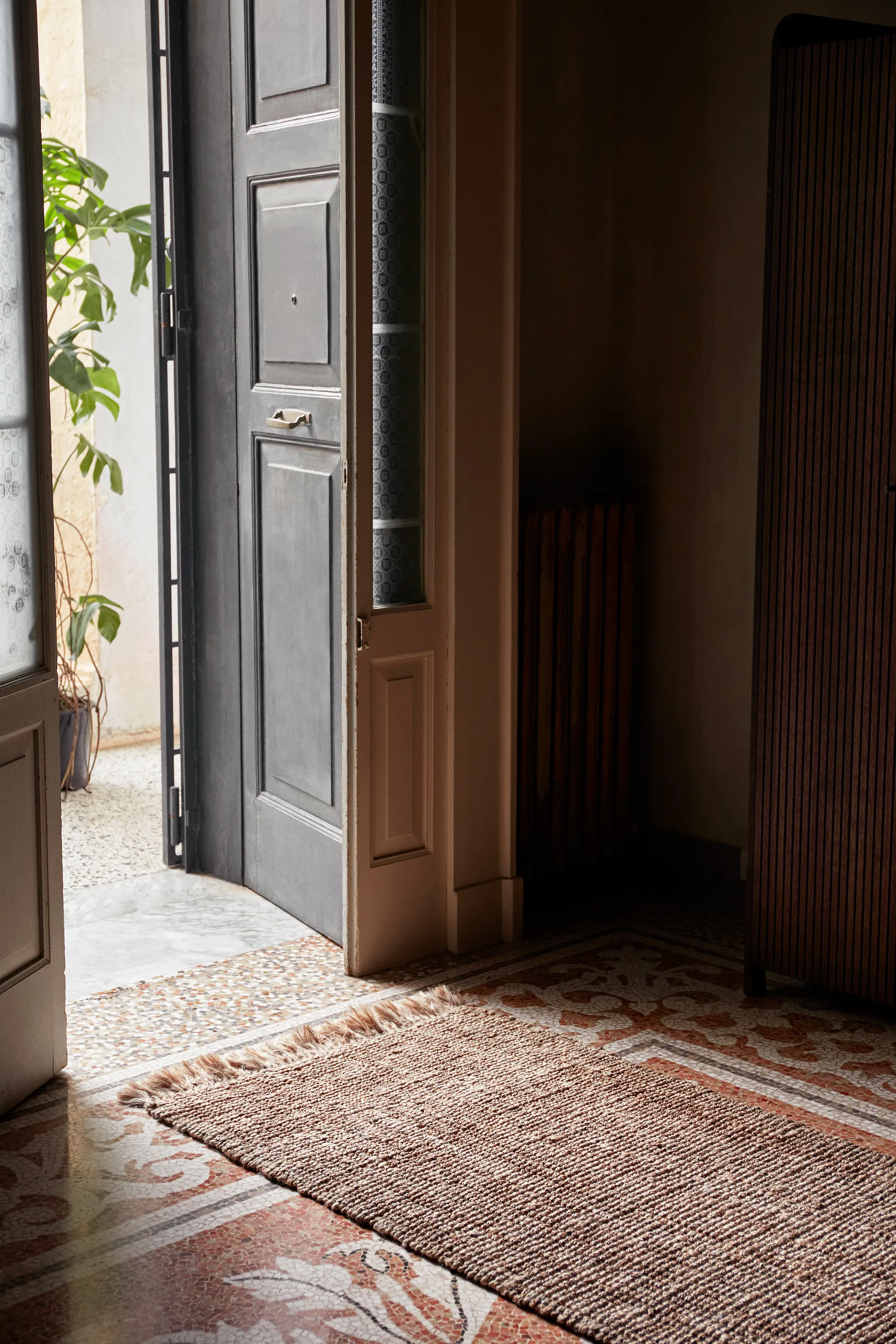 Athens gangloper, Natural, 80x250 cm Ferm Living