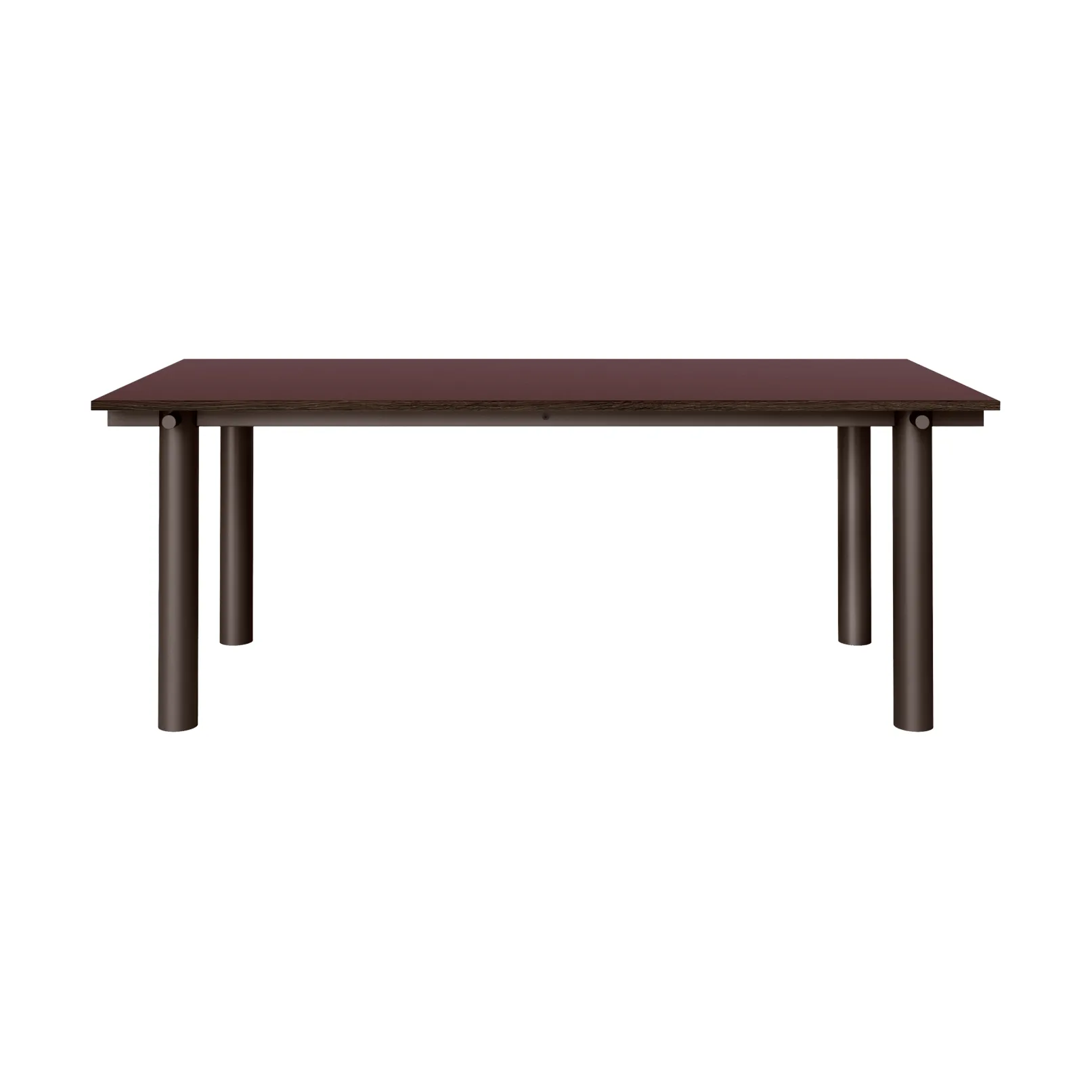 Atura eettafel, Donker chocolade-burgundy, 90x200 cm Ferm Living