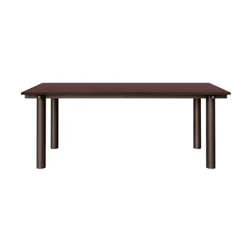 Atura eettafel - Donker chocolade-burgundy, 90x200 cm - Ferm Living