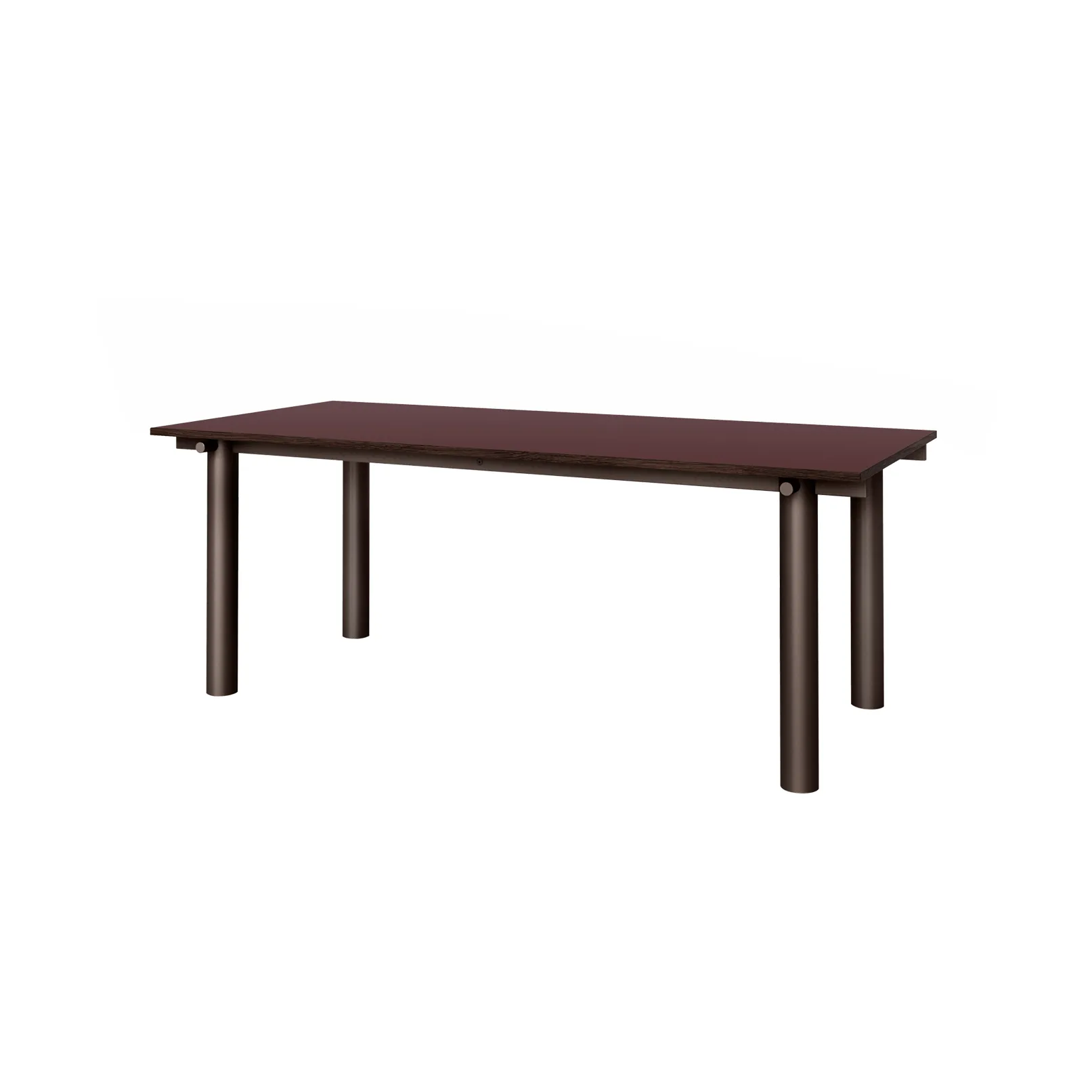 Atura eettafel, Donker chocolade-burgundy, 90x200 cm Ferm Living