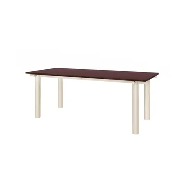 Atura eettafel - Light cashmere-burgundy, 90x200 cm - Ferm Living