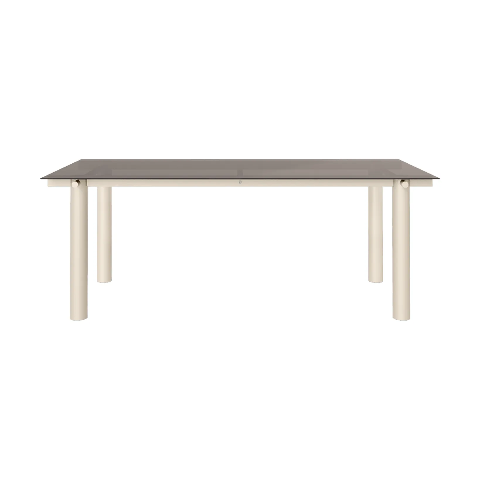 Atura eettafel, Light cashmere-dark tinted glass, 90x200 cm Ferm Living