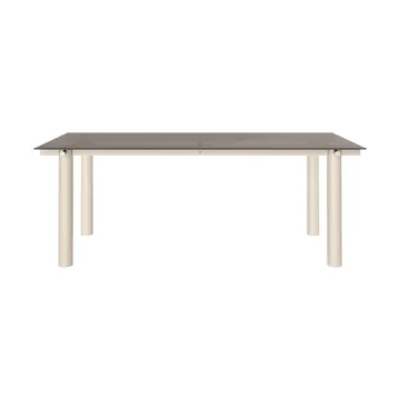 Atura eettafel - Light cashmere-dark tinted glass, 90x200 cm - Ferm Living