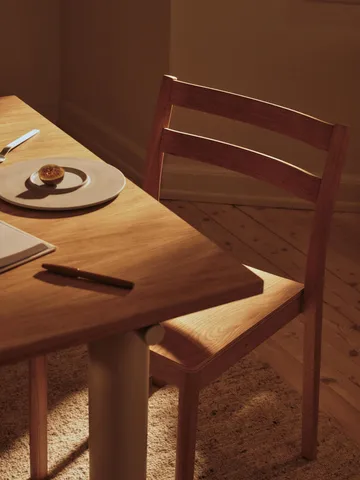 Atura eettafel - Light cashmere-eikenfineer, 90x200 cm - Ferm Living