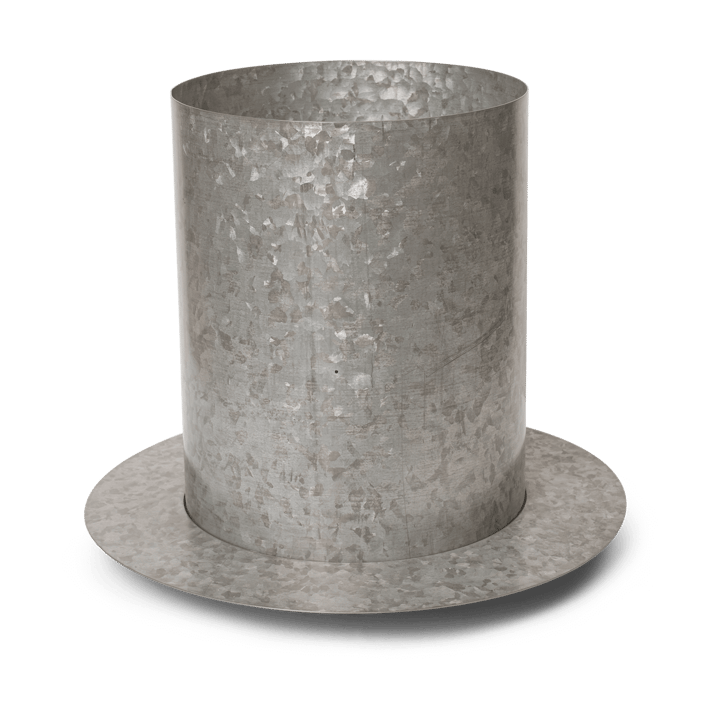 Auran pot large 38,7 cm - Galvanized iron - Ferm LIVING