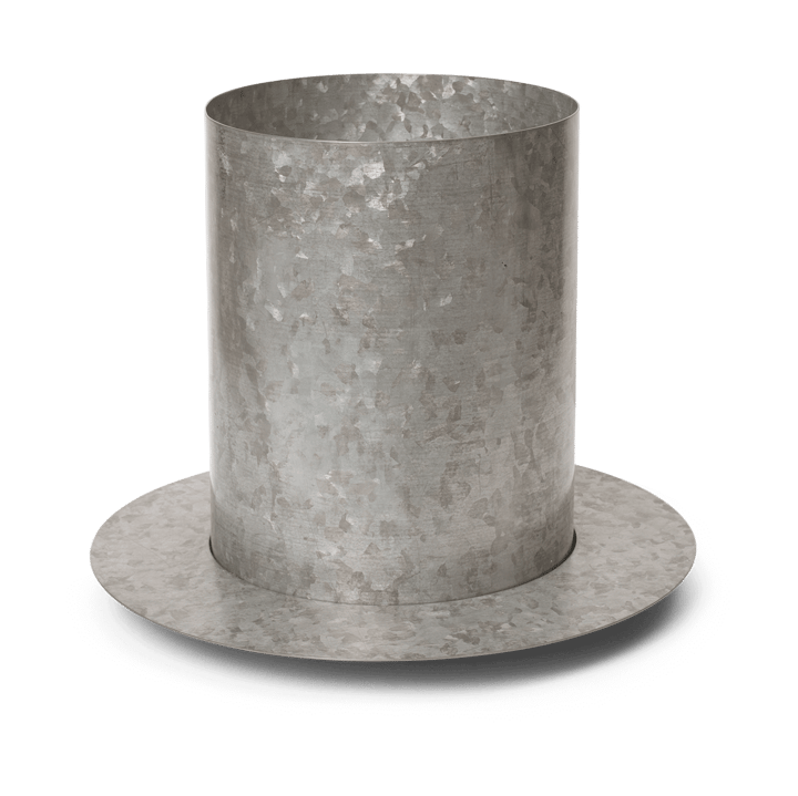 Auran pot medium 26,6 cm - Galvanized iron - Ferm Living