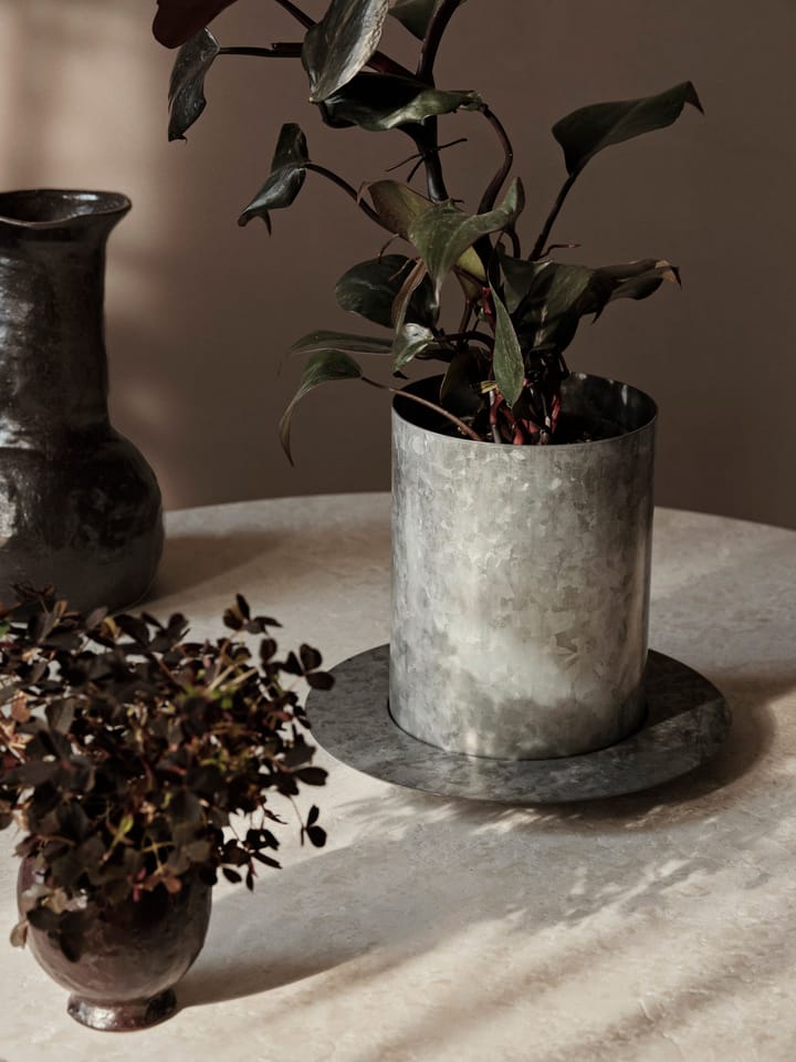 Auran pot medium 26,6 cm, Galvanized iron Ferm Living