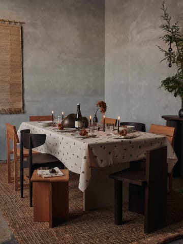 Baies tafelkleed 150x240 cm - Natural-dark chocolate - Ferm Living