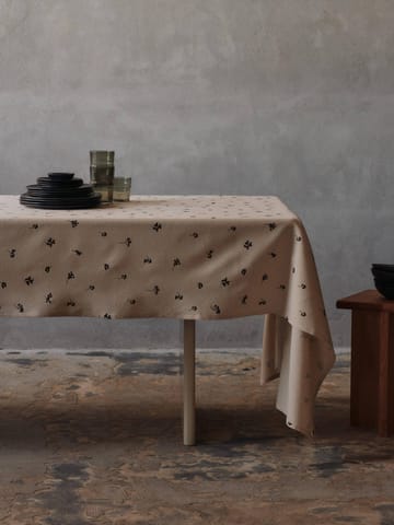 Baies tafelkleed 150x240 cm - Natural-dark chocolate - Ferm Living