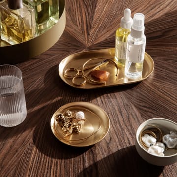 Basho dienblad Ø9,5 cm - Messing - Ferm Living
