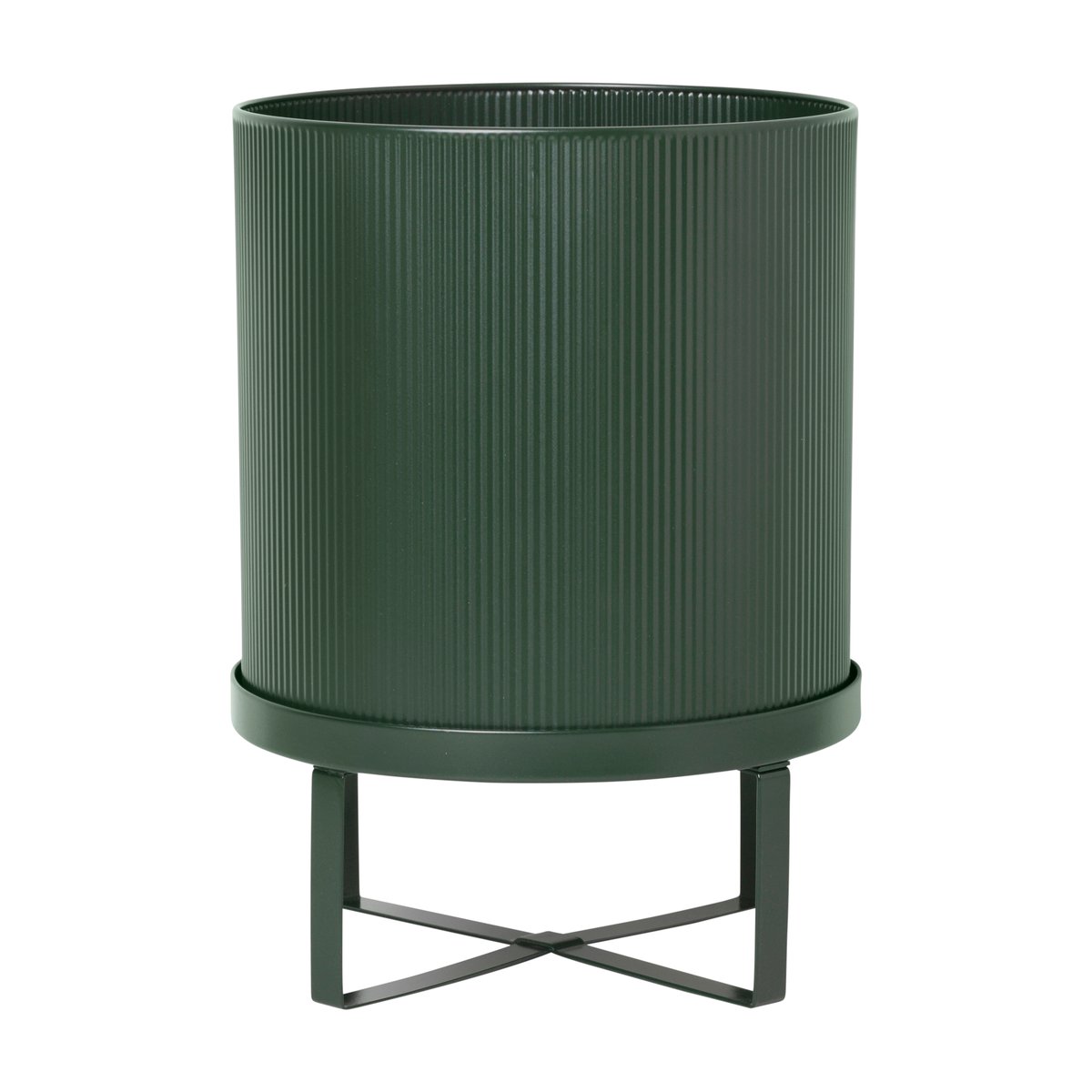 Ferm Living Bau bloempot groot o28 cm Donkergroen | Scandinavisch Interieur | Bloempotten | Groen