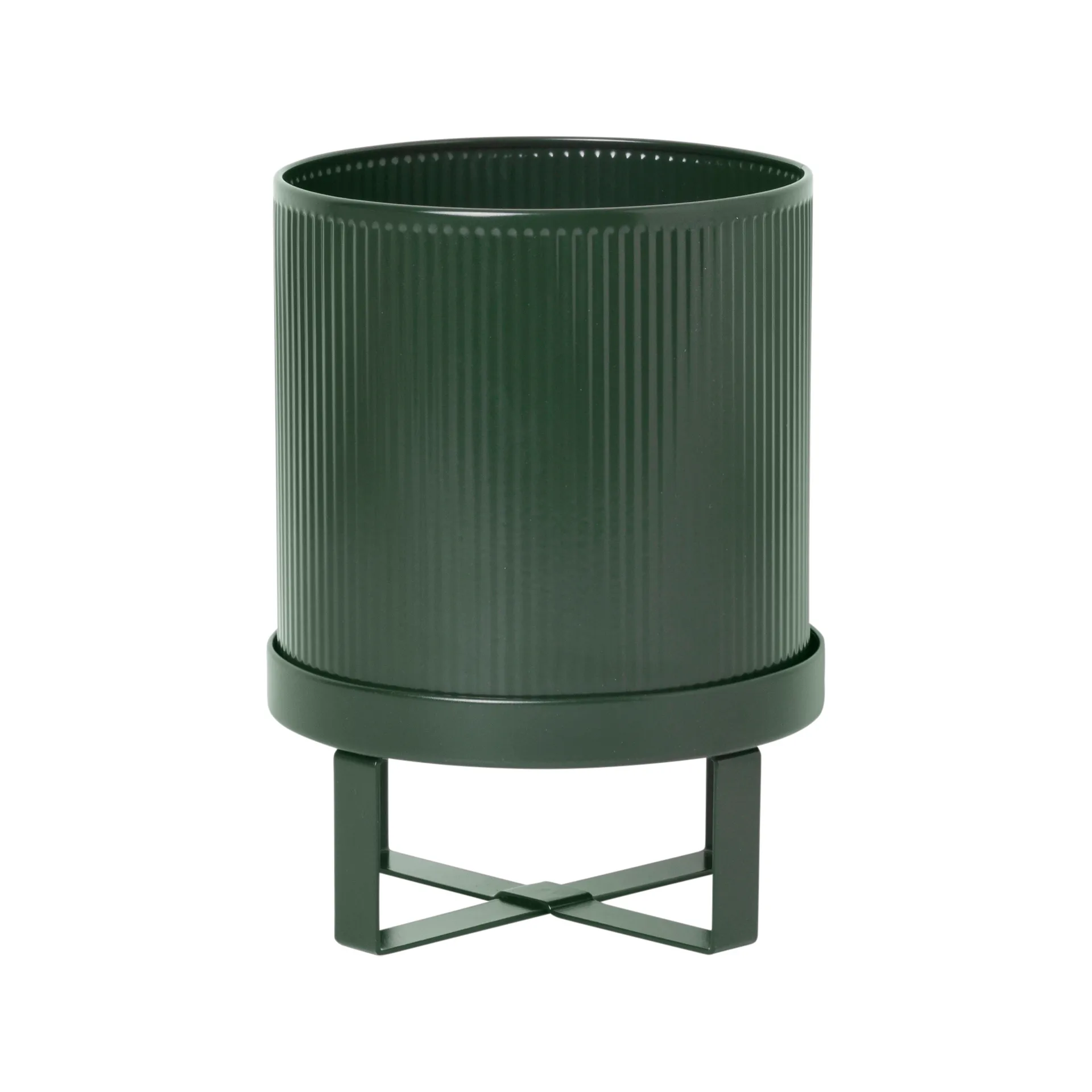Bau bloempot klein Ø18 cm, Donkergroen Ferm Living