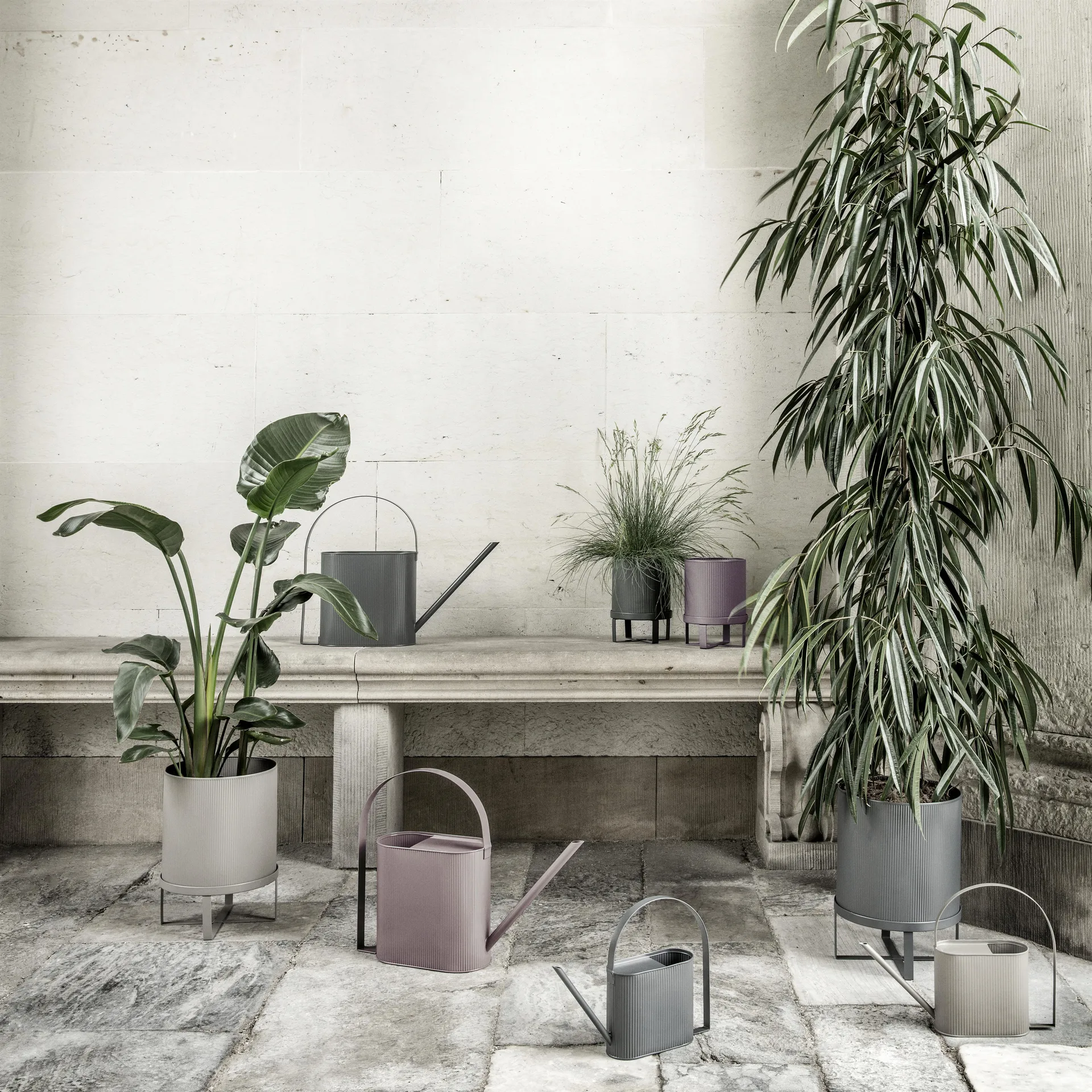 Bau bloempot klein Ø18 cm, grijs Ferm Living