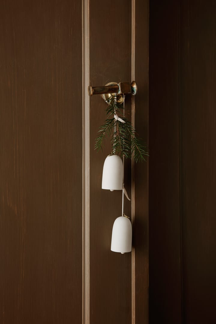 Bell kersthanger bel Ø4 cm 2-pack , Off-white Ferm Living