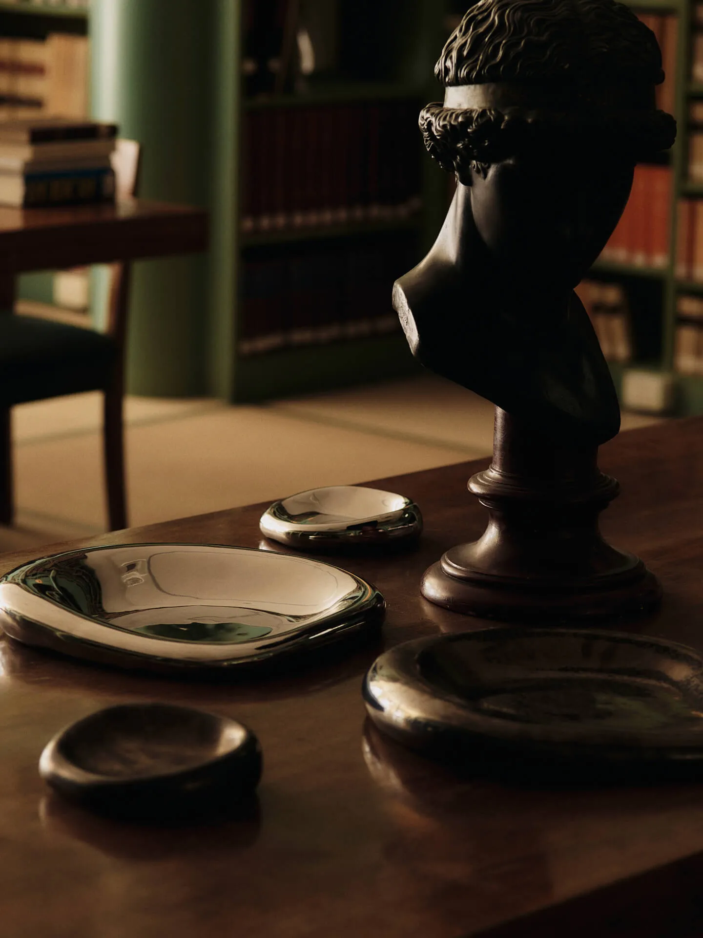 Bellure centerpiece decoratieschaal Ø35 cm, Rustic bronze Ferm Living