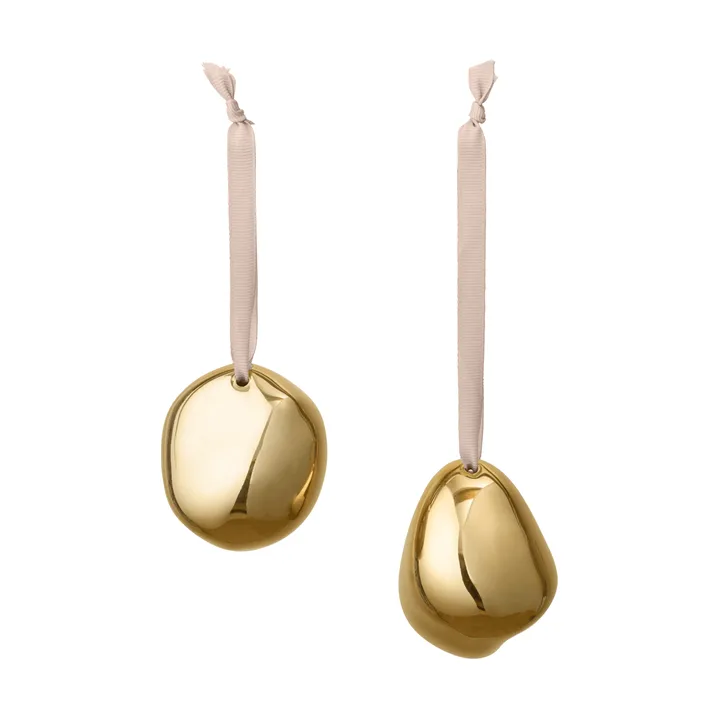 Bellure kersthanger 7 cm 2 delen - messingfinish - Ferm Living