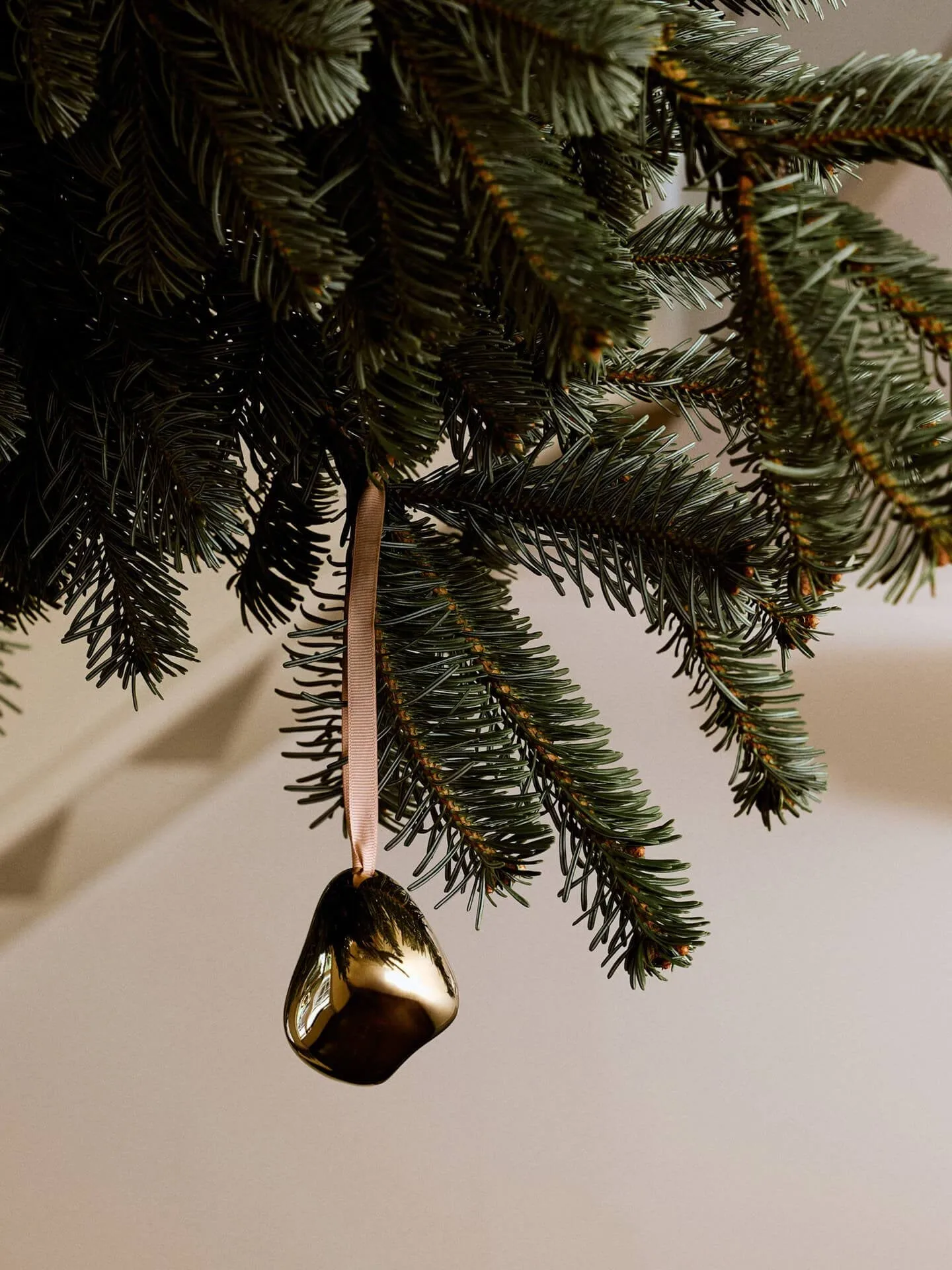 Bellure kersthanger 7 cm 2 delen, messingfinish Ferm Living
