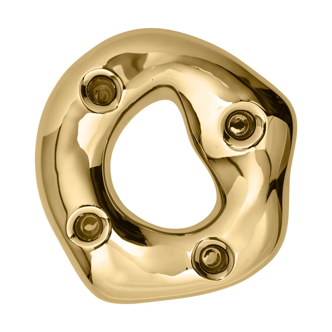 Bellure ring kandelaar, messingfinish Ferm Living