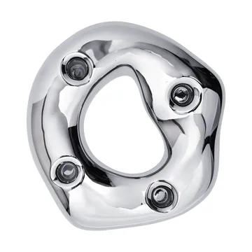 Bellure ring kandelaar - Zilverkleurig - Ferm Living