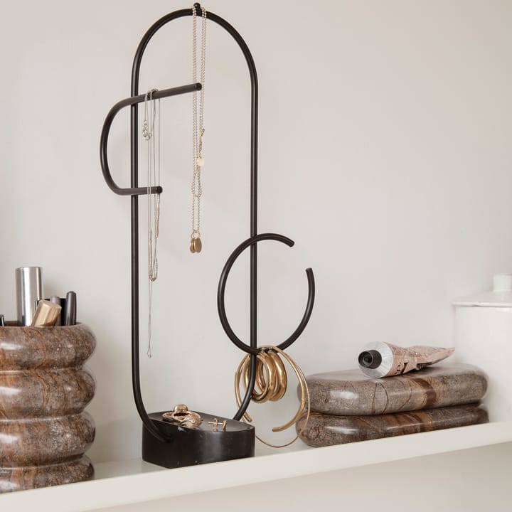 Bendum tandenborstelbeker, Bruin marmer Ferm Living