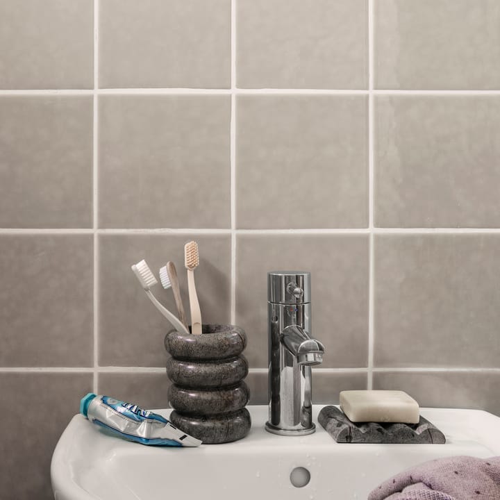 Bendum tandenborstelbeker, Bruin marmer Ferm Living