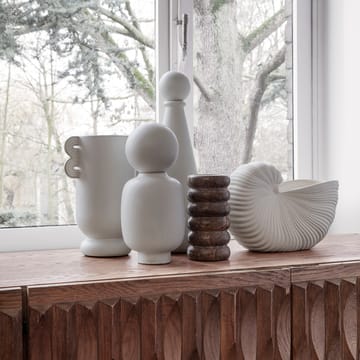 Bendum vaas - Bruin marmer - Ferm Living