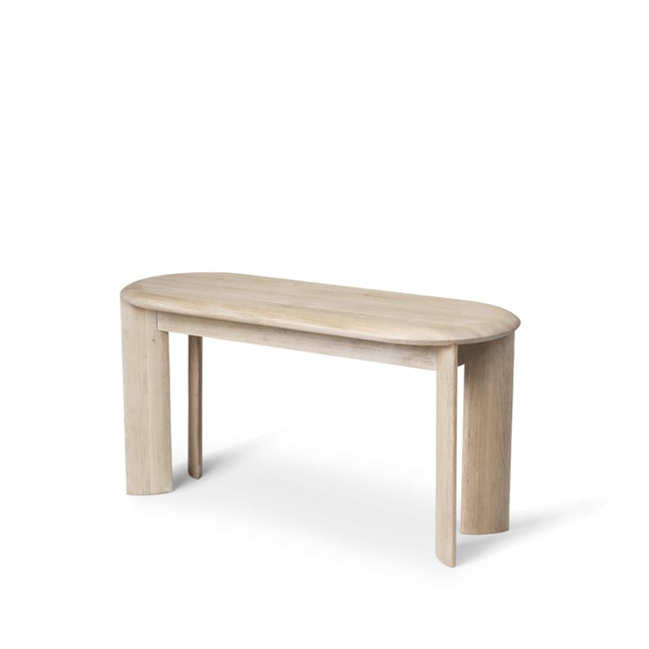 Bevel bankje - oak white oiled - Ferm Living