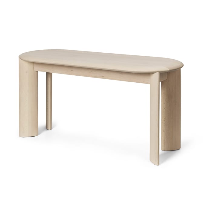 Bevel bankje, White Oiled Beech Ferm Living