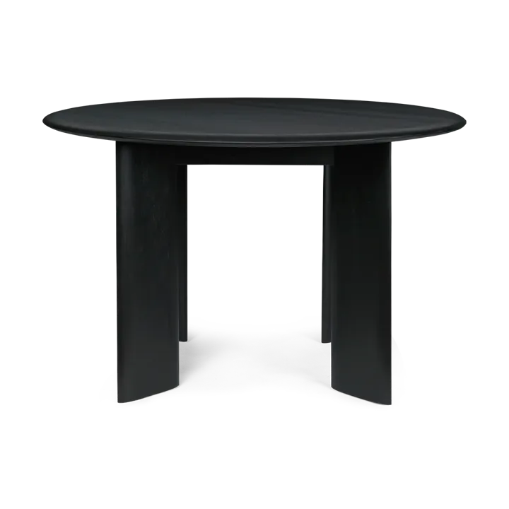 Bevel eettafel Ø117 cm - Zwartgeoliede beuk - Ferm Living