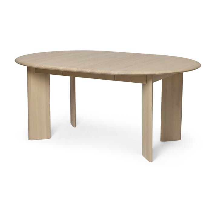 Bevel Extendable eettafel incl. 1 inlegblad - White Oiled Beech - ferm LIVING