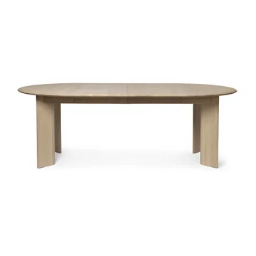 Bevel Extendable eettafel - Witgeoliede beuk, incl. 2 verlengbladen - Ferm Living