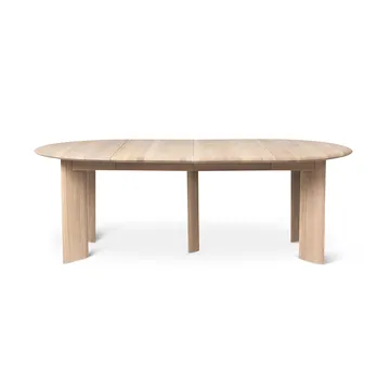Bevel Extendable eettafel - Witgeoliede eik, incl. 2 verlengblad - Ferm Living