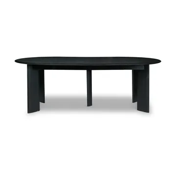 Bevel Extendable eettafel - Zwartgeoliede beuk, incl. 2 verlengblad - Ferm Living